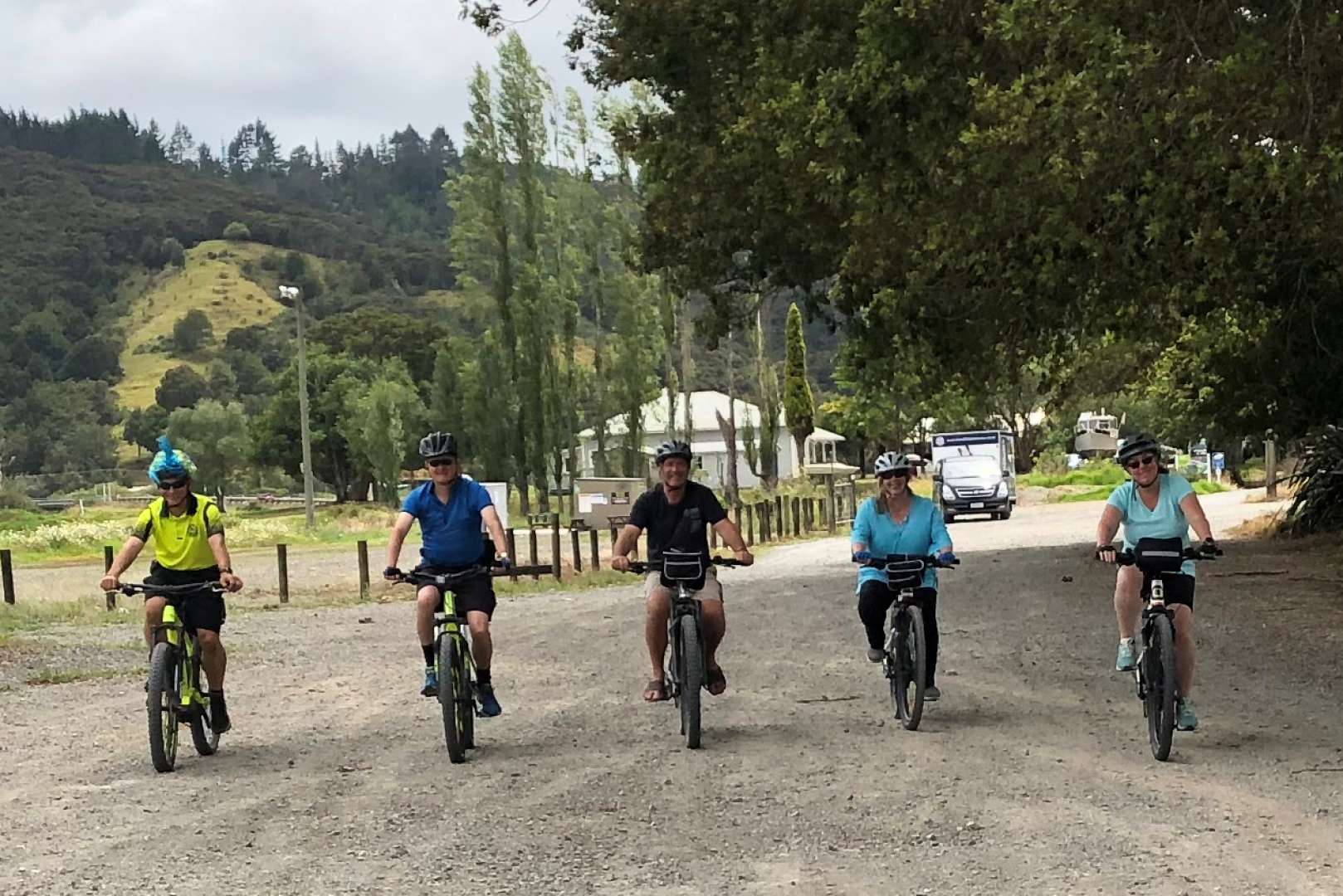 bike riding on scenic cycle paths and trails